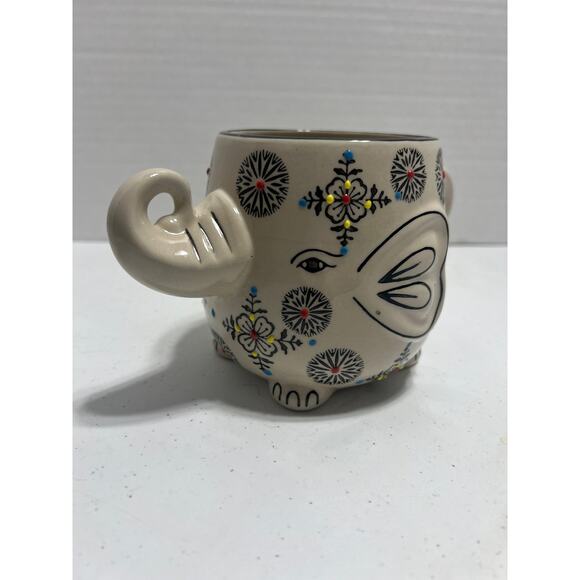 Royal Boho Indian Elephant Mug - Picture 3 of 6